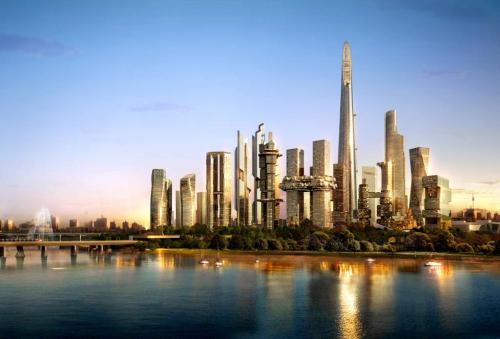 ↑용산역세권 조감도