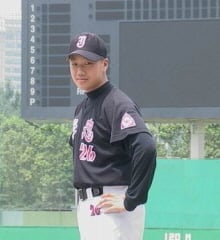 유제헌 심판위원의 장충고 선수 시절. /사진=야구심판학교 카페