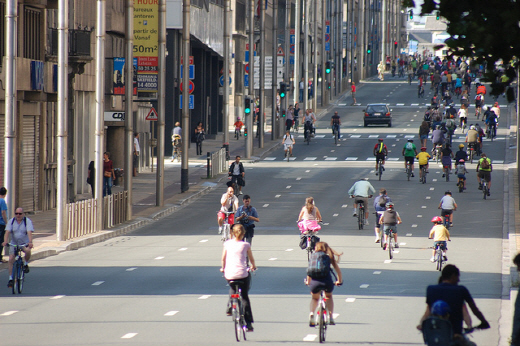 유럽 자전거이용 풍경/사진=ECF