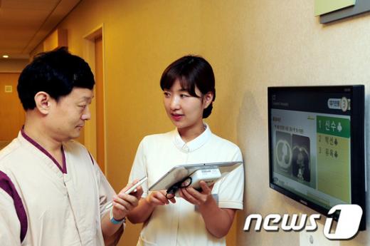 삼성서울병원 스마트 건강검진시스템.(삼성서울병원 제공) News1