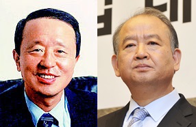 홍원식 남양유업 회장(좌), 김웅 대표