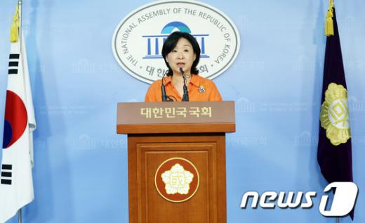 심상정 정의당 원내대표. 2013.8.12/뉴스1 News1 오대일 기자