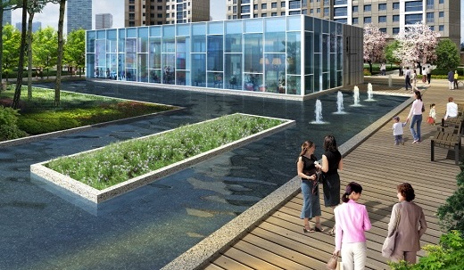 송도 더샵 그린워크 3차 티하우스 / 자료제공=포스코건설