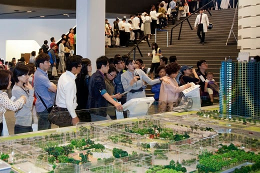 내포신도시 경남아너스빌 분양현장./사진제공=경남기업