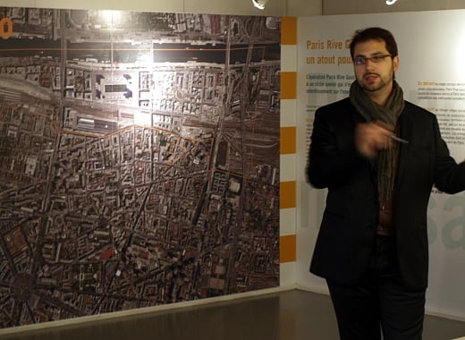 프랑스 릴광역시청 홍보책임자 클레어 카바렛트씨가 '세느 리브고쉬' 개발 사례에 대해 설명을 하고 있다./사진=송학주 기자