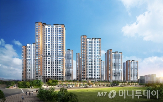 경기 하남시 미사강변도시 A-22블록 '동원로얄듀크' 조감도.