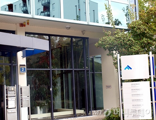 베를린 임대주택 주택기관 중 하나인 'GEWOBAG(게보박)' 건물. '테겔지구' 안에 위치해 사회주택 관리를 꾸준히 하고 있다./사진=송학주 기자