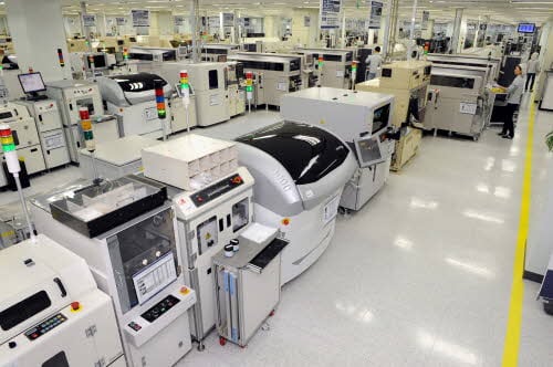 현대모비스 진천공장 1층 생산라인 전경/사진제공=현대모비스