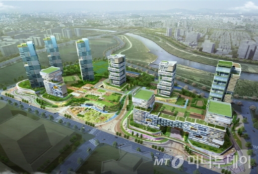 행복주택 시범지구로 선정된 목동지구 개발 조감도. / 자료제공=국토교통부