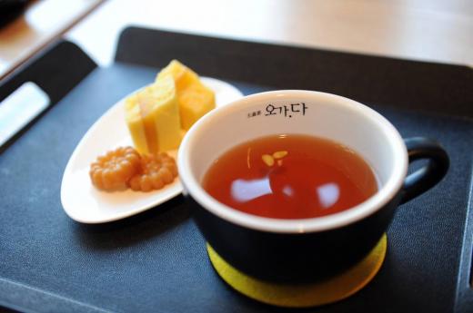 카페인 없이 수험생의 갈증을 잊게 해주는 데는 한방차가 최고다. /사진=구혜정 기자