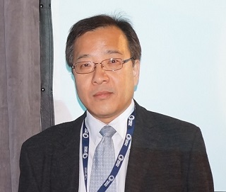 15일 미국 산타클라라 매리어트 호텔에서 열린 2013 K-Tech 스타트업 IR 행사를 준비한 권중현 코트라 실리콘밸리 무역관장 / (사진= 도강호 기자)