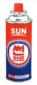 ↑판매수익금의 일부가 세이브더칠드런에 기부되는 부탄캔 썬연료