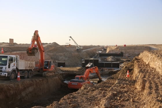 이라크 비스마야 신도시 지하공동구 공사현장. / 사진제공=한화건설