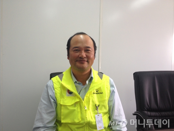 사우디아라비아 동부 쥬베일(Jubail) 산업단지 내 대우건설이 시공중인 사다라 탱크 팜 공사현장. / 사진 = 대우건설 제공