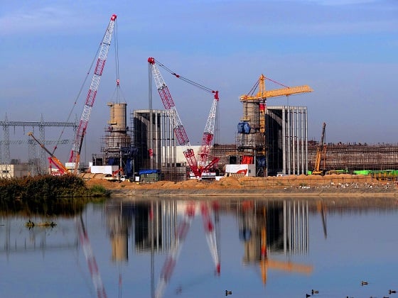 막바지 공사가 한창인 파키스탄 복합화력발전소(UCH-2) 현장 모습. / 사진제공=현대엔지니어링