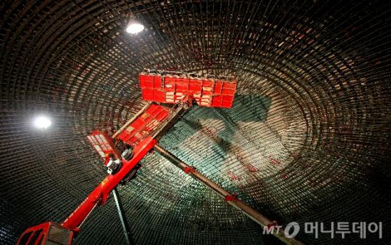 경주 중·저준위 방사성폐기물 처분장 지하 공사 현장/사진=원자력환경공단 제공