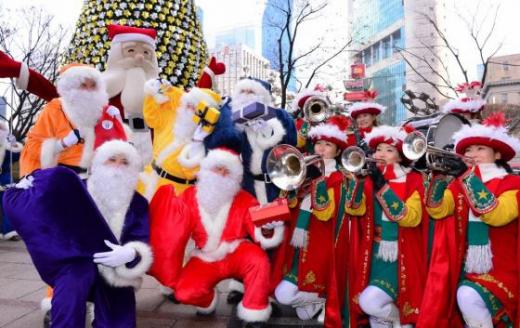 롯데백화점에서 열린 크리스마스 이벤트/ 사진=뉴스1