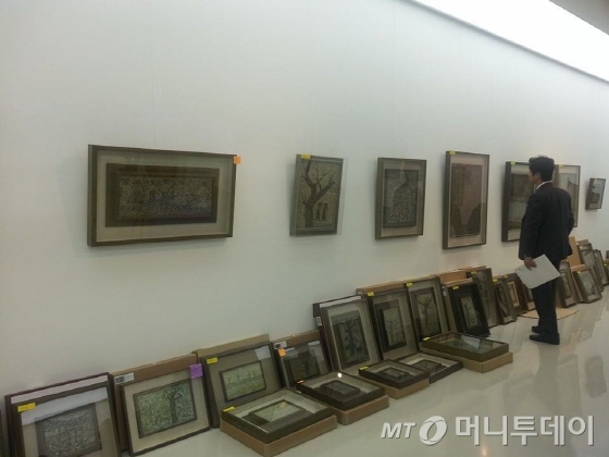 7일 서울 평창동 가나아트센터에서 '박수근 탄생 100주년 기념전' 준비를 위해 수집한 120여점의 작품을 만날 수 있었다. /사진=이언주 기자