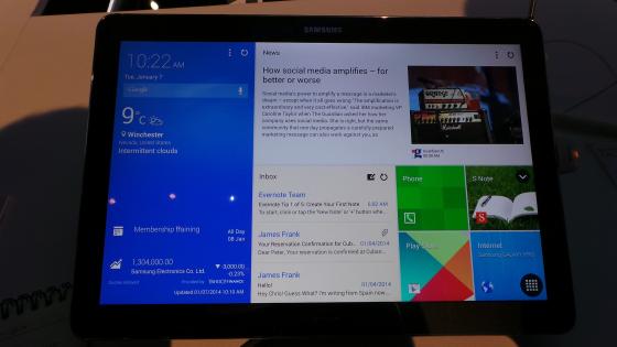 갤럭시노트 프로 매거진 UX./사진=서명훈 기자