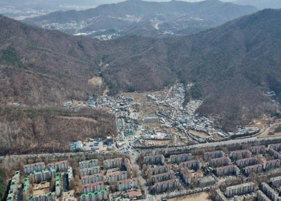 서울 강남구 개포동 구룡마을.