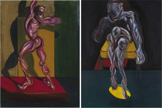 전재용 '무제'1·2, 캔버스에 유채, 122x91cm, 추정가 50만~200만원 /사진제공=서울옥션