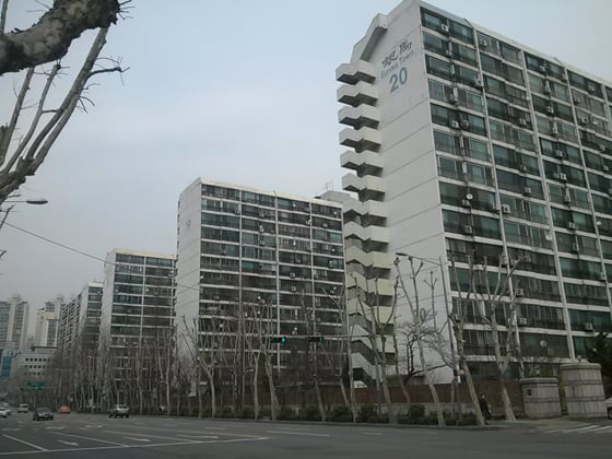 서울 강남구 삼성로(대치동) 은마아파트 전경. / 사진 = 이재윤 기자