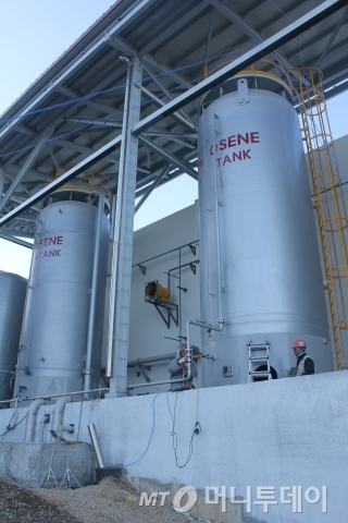 터보펌프 실매질 시험설비/사진=류준영 기자