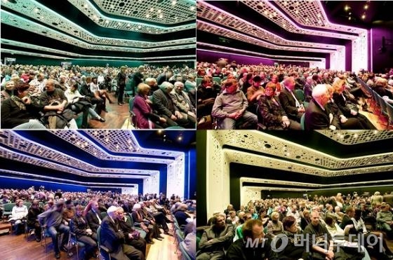 ↑ LED리니어와 협업(콜라보레이션) 한 디자이너의 작품 이미지. 모두 LED리니어의 LED조명으로 제작됐으며 작품은  영국 런던의 운하박물관 내부에 전시됐다.(사진제공=LED리니어)