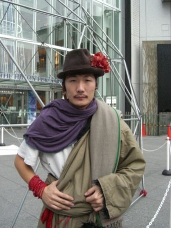 일본 여배우 히료스케 료코의 남편 캔들 준(본명 히로스에 준)./사진=캔들 준 트위터