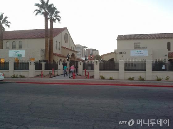 교회를 개조한 새로운 모델의 학교, 나인브리지(9th Bridge). /라스베가스=유병률기자