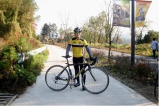 2013년 10월 남한강자전거길과 스캇 CR1 pro/사진=윤일석 제공