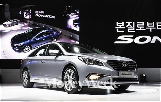 24일 출시된 신형 LF쏘나타. /사진=류승희 머니위크 기자