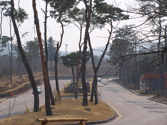 경기 용인 레이크사이드CC 입구 모습. / 사진=송학주 기자