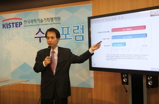 강연중인 이광형 교수/자료사진=KISTEP