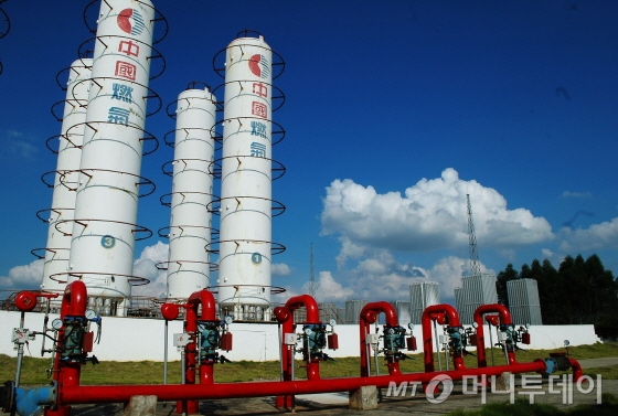 차이나가스의 천연가스 저장 설비 /사진=차이나가스홀딩스