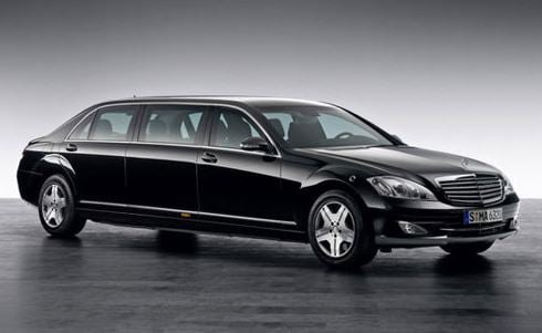 메르세데스-벤츠 'S600 풀만 가드'/사진=유튜브 영상 캡쳐