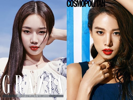 /사진=그라치아, 코스모폴리탄