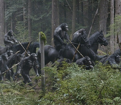 '혹성탈출: 반격의 서막'의 한 장면/사진=이십세기폭스사