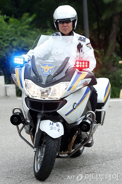 시울지방경찰청 교통순찰대 팀장 최보민 경위. /사진=최부석 기자