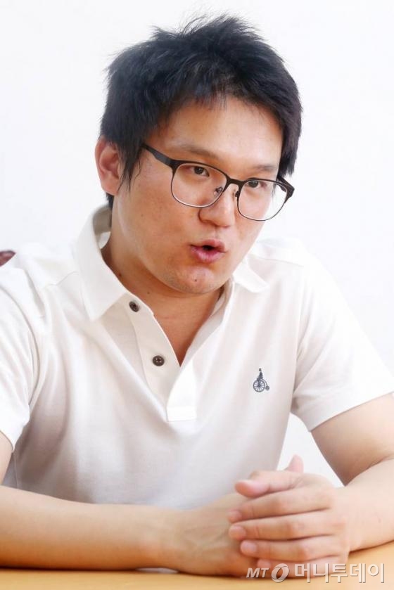 종암경찰서 사이버수사팀 송태욱 경장 / 사진=이기범 기자