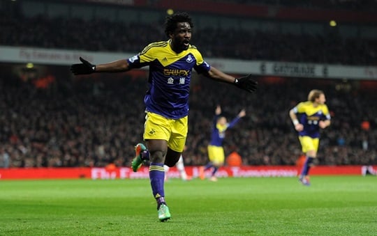 스완지 시티가 윌프레드 보니(26)에 대한 어떠한 이적 제안도 수락하지 않겠다고 선언했다./ 사진=스완지 시티 공식 페이스북