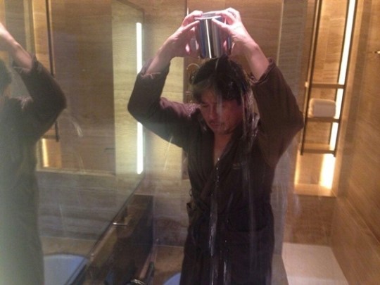 배우 최민식도 JYJ 김준수의 지목을 받고 '아이스버킷챌린지'에 동참하고 있다. /사진=김준수 트위터