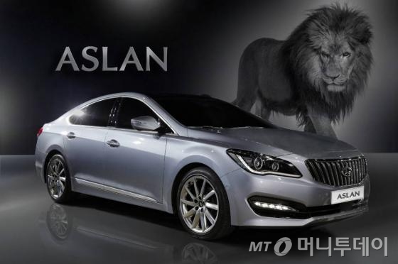 현대차 신형 프리미엄 세단 아슬란(프로젝트명 AG) /사진제공=현대자동차