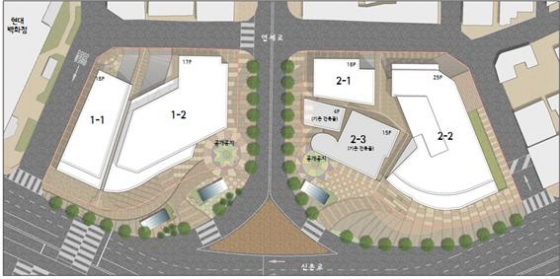 신촌지역(마포구)도시환경정비구역 배치도./ 자료=서울시