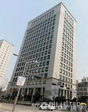 태영건설이 리츠에 매각한 마포 사옥 '태영빌딩' 전경.