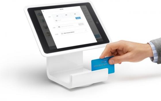 스퀘어의 태블릿용 스퀘어 리더기