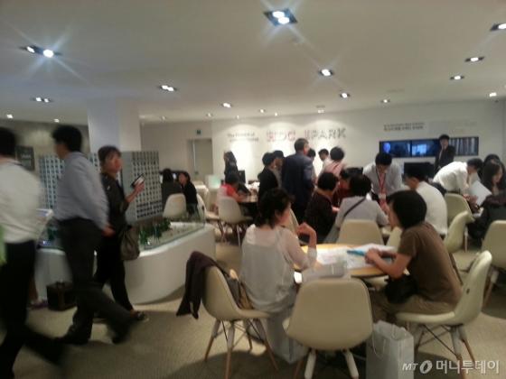 '마곡 아이파크' 오피스텔 분양사무소./사진=박성대 기자