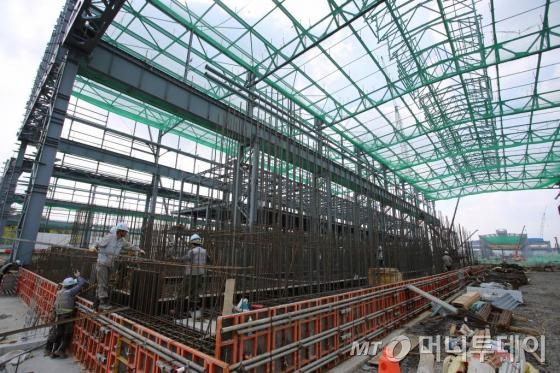 현대제철 당진제철소 특수강공장 건설현장./사진=현대제철