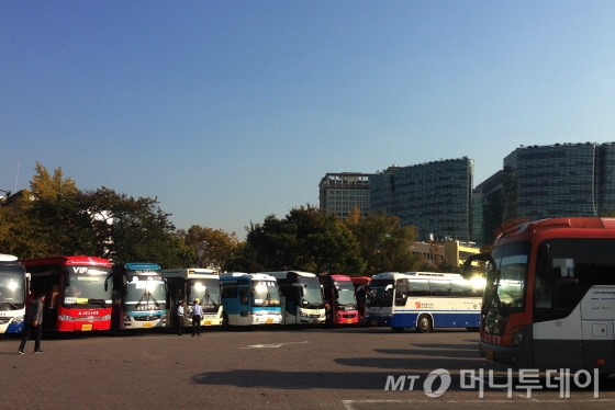 경복궁 주차장 모습/사진=이지혜 기자