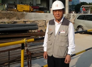 김재진 쌍용건설 세인트 레지스 호텔 현장 소장.